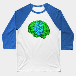 Brain&Heart Interactive Green&Blue Filter T-Shirt #2 By Red&Blue Baseball T-Shirt